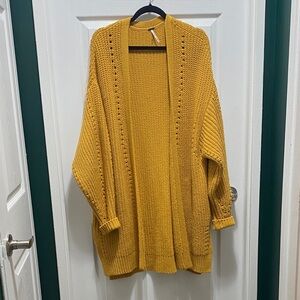 Free People Golden Knit Cardigan